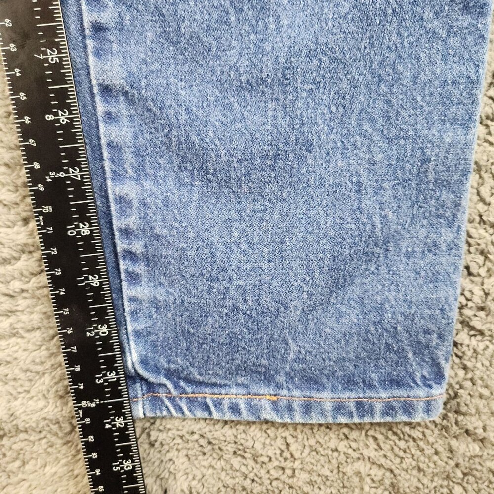 Women's Wrangler Cowboy Cut Slim Fit Jean Size 11/12 Super High Rise Tapered USA - Picture 7 of 10